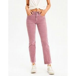AE High-Waisted Crop Flare Corduroy Pant